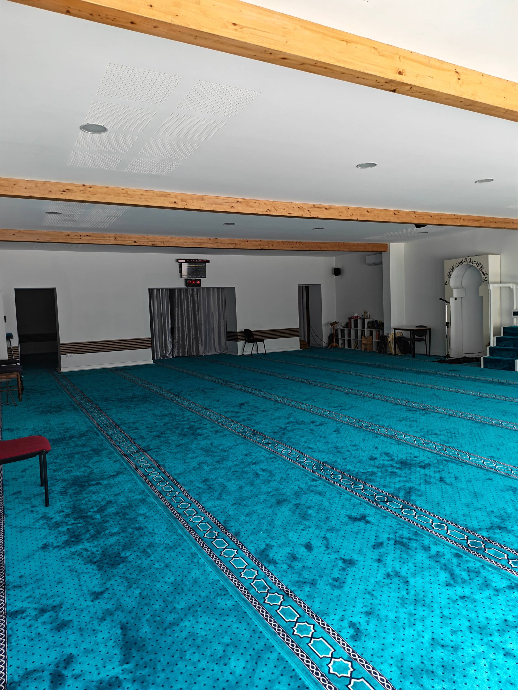 Salle de prière - Vue d'ensemble